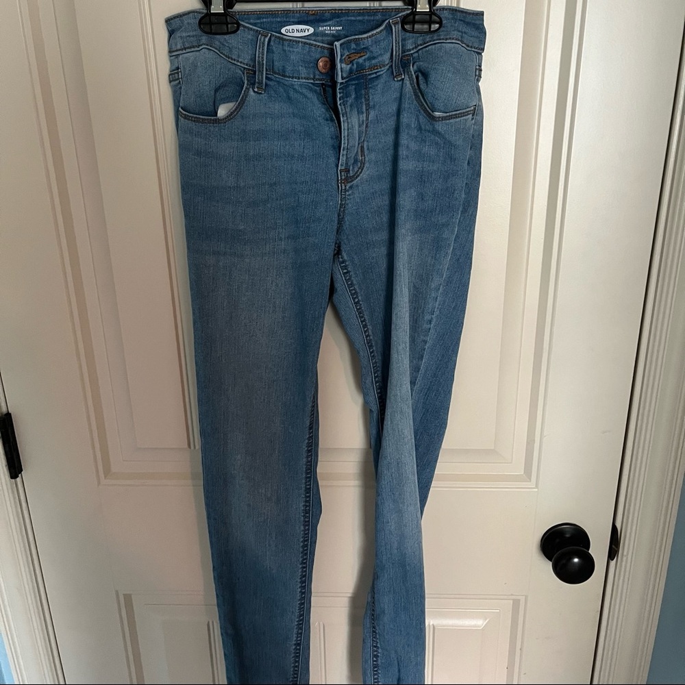 Old Navy Super Skinny Mid Rise